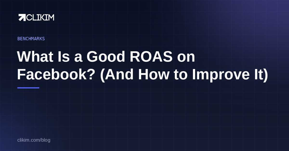 What Is a Good ROAS on Facebook? (And How to Improve It)