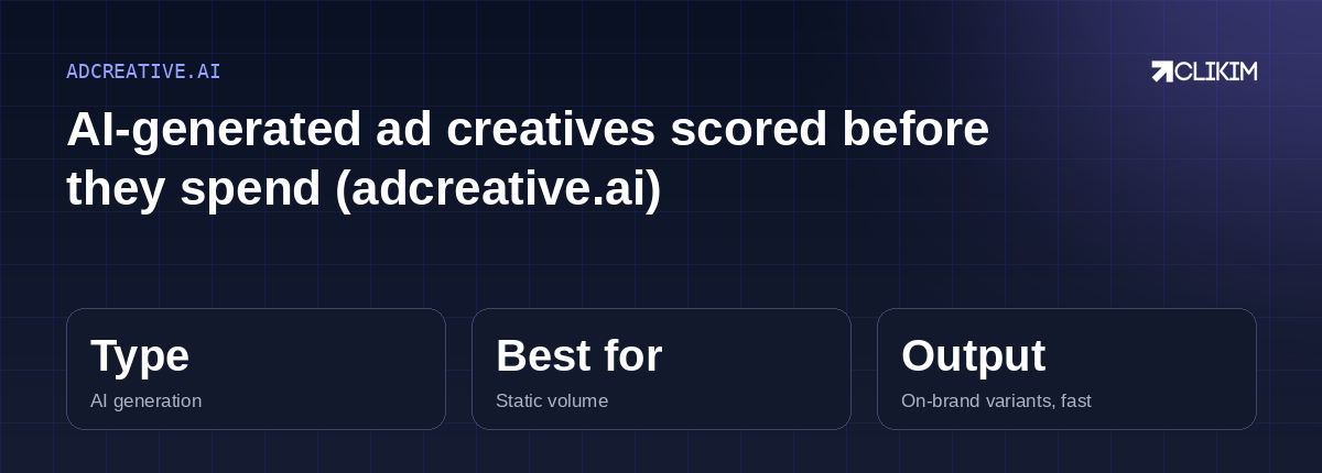 AdCreative.ai — AI ad creative generation (adcreative.ai)