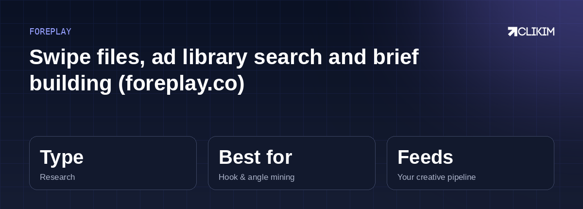 Foreplay — creative research and swipe files (foreplay.co)
