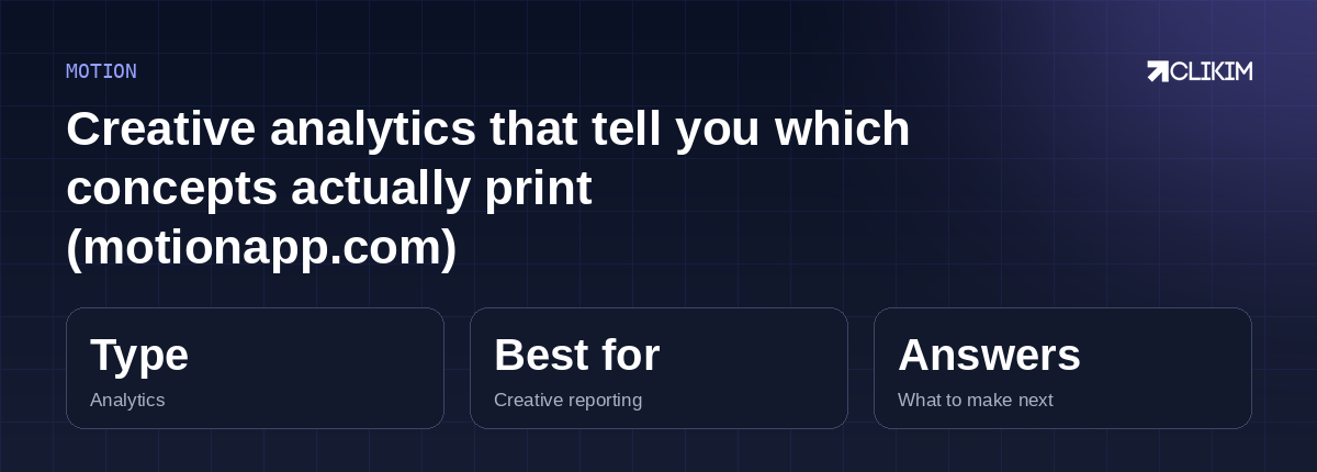 Motion — creative analytics for Meta ads (motionapp.com)