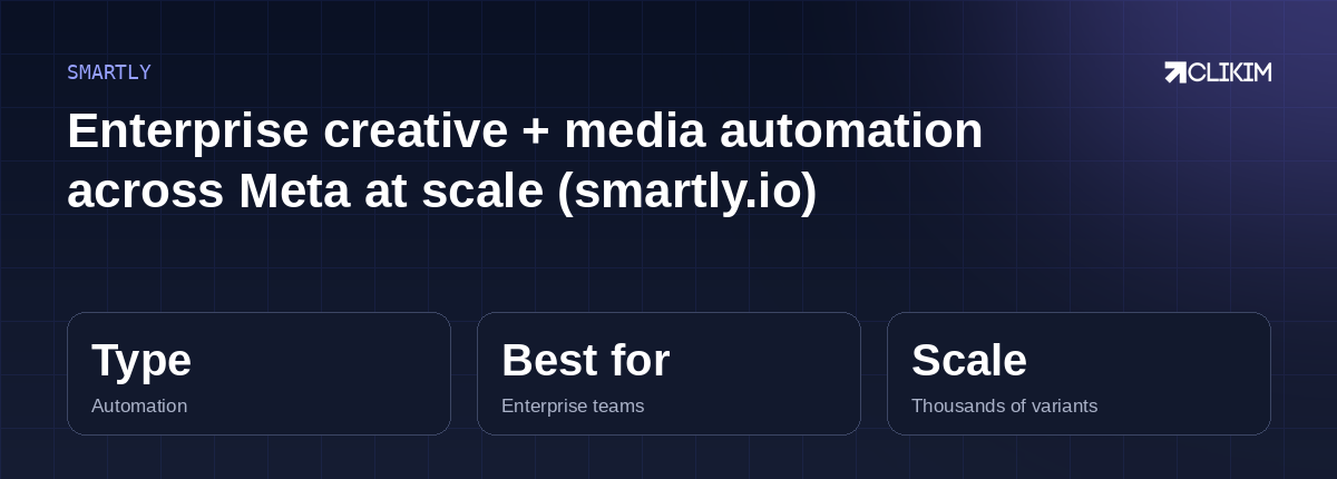 Smartly — enterprise creative and media automation (smartly.io)