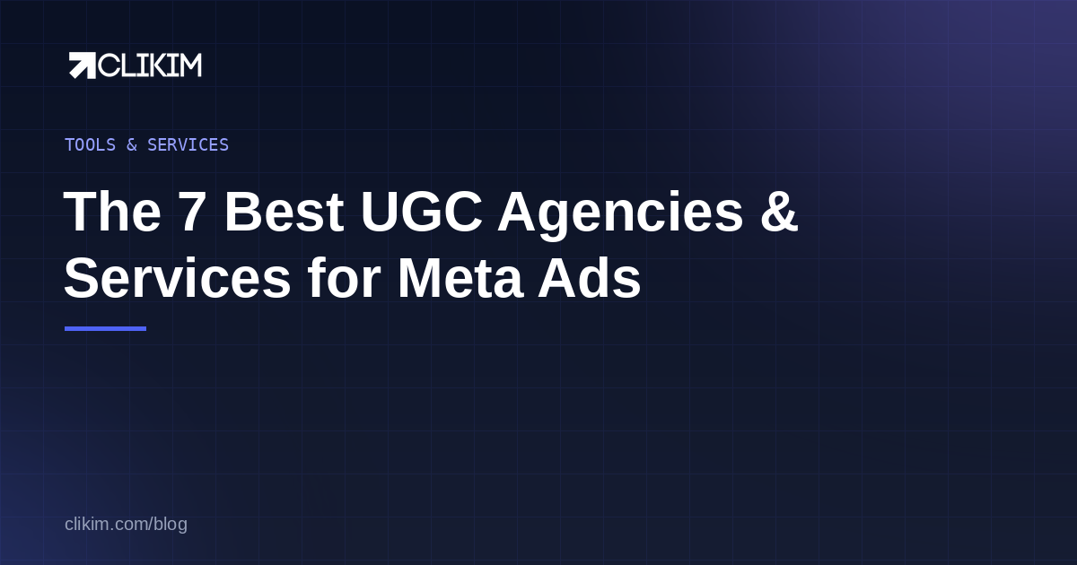 The 7 Best UGC Agencies ' Services for Meta Ads (2026 Review)
