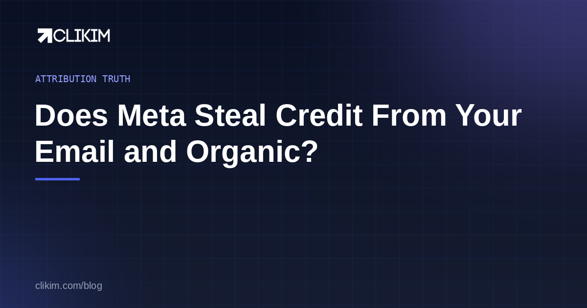 Does Meta steal attribution credit — the view-through debate with numbers