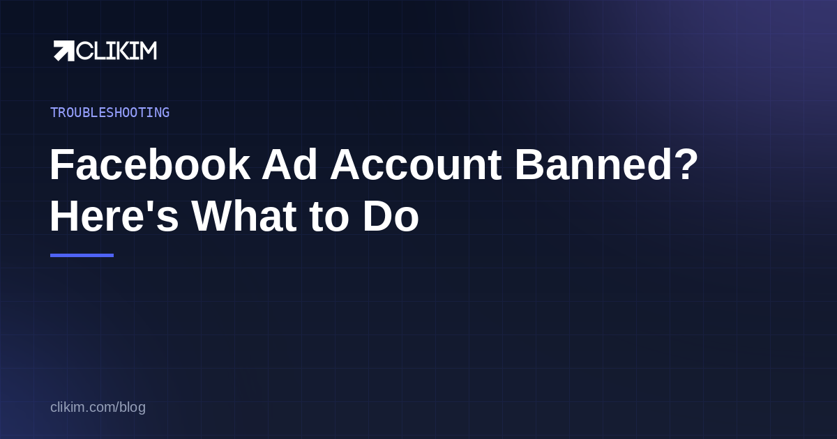 Facebook Ad Account Suspended? Why It Happens & What To Do