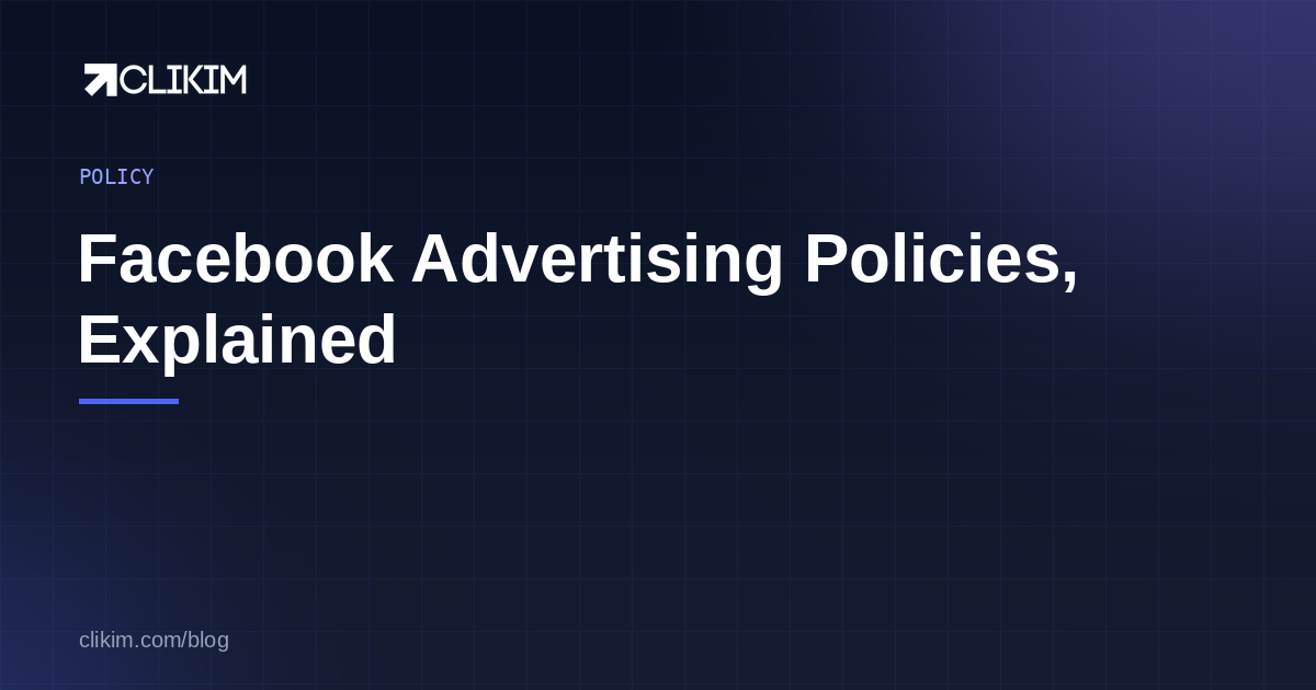 Facebook Advertising Policies: What to Avoid & What Is ‘Blackhat’
