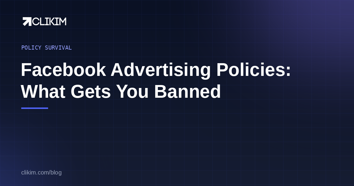 Facebook advertising policies — what to avoid, the main culprits, and what is strictly blackhat