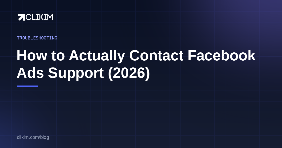 How to Contact Facebook Ads Support in 2026 (The Real Routes)