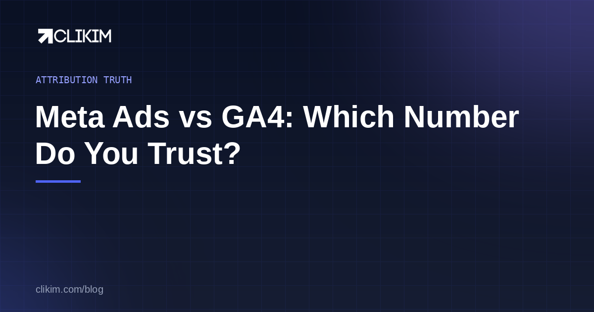 Meta Ads vs GA4: Which Number Do You Trust? (A Decision Framework)