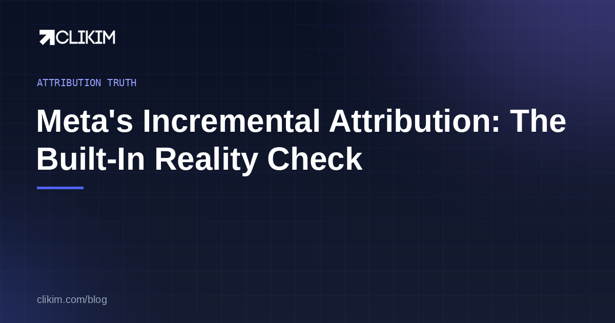 Meta incremental attribution setting explained