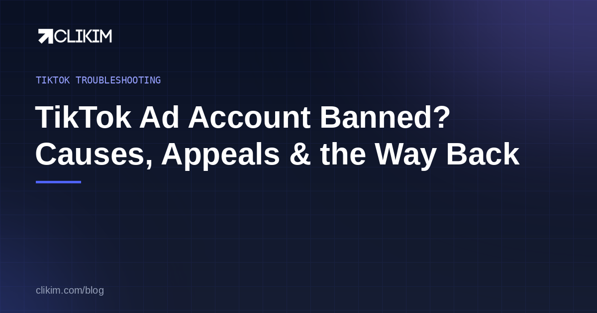 TikTok Ad Account Suspended? Causes, Appeals & the Way Back