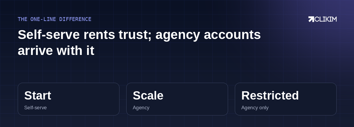 Test through the public door; scale through the partner one — or start there if you're restricted.