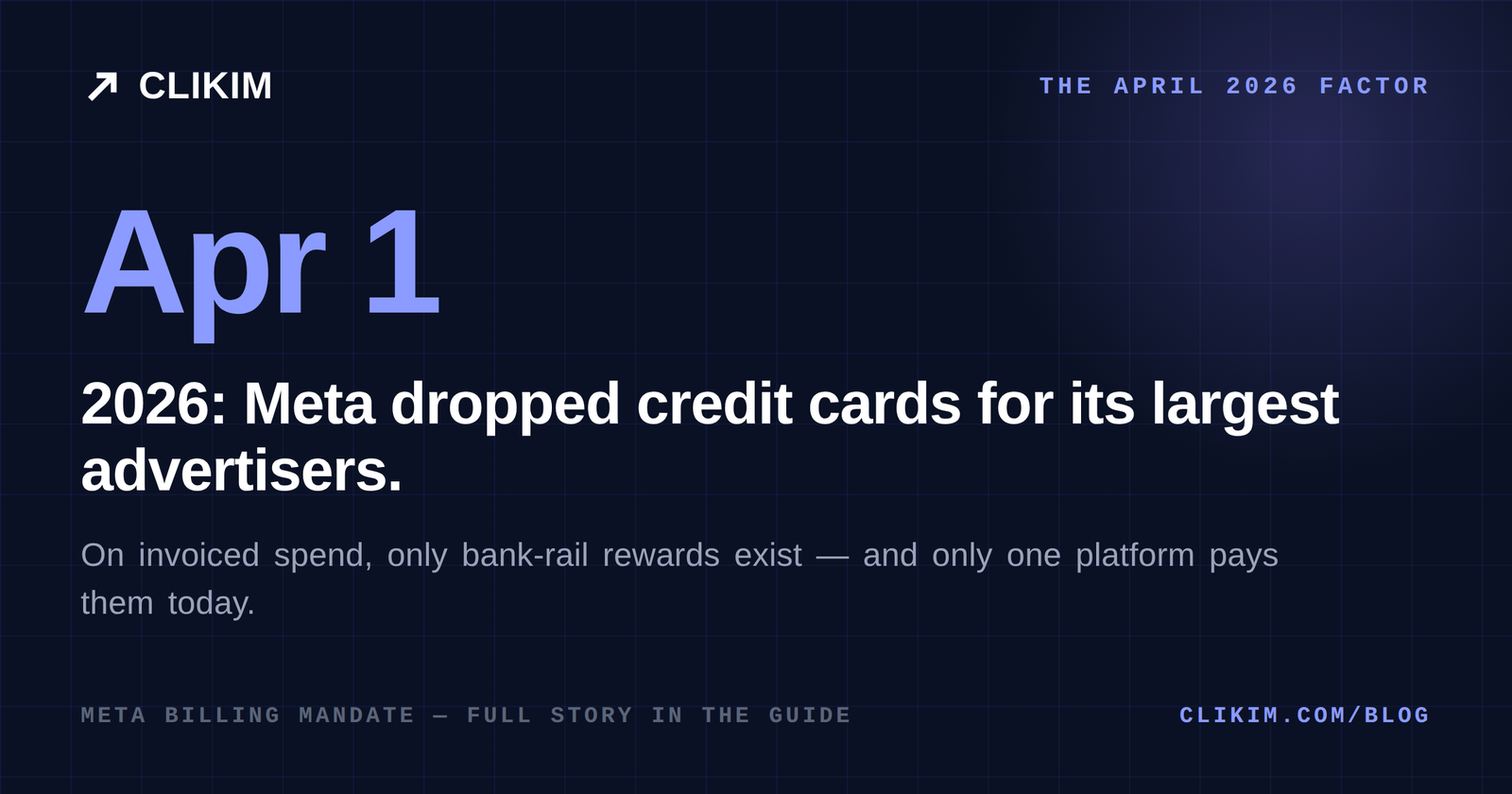 Meta's April 2026 credit card removal changed the banking comparison