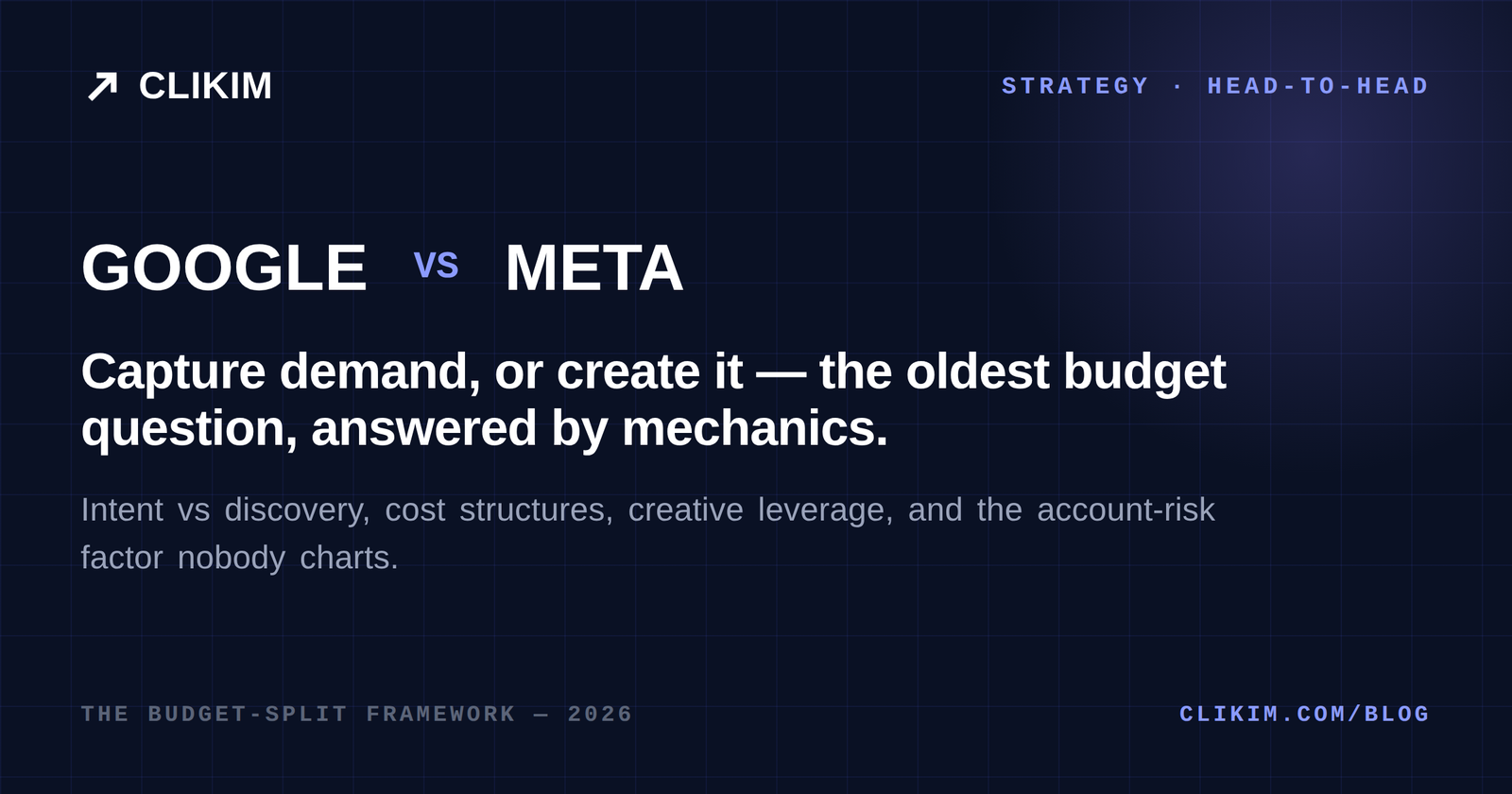 Google Ads vs Meta Ads: Where to Scale in 2026