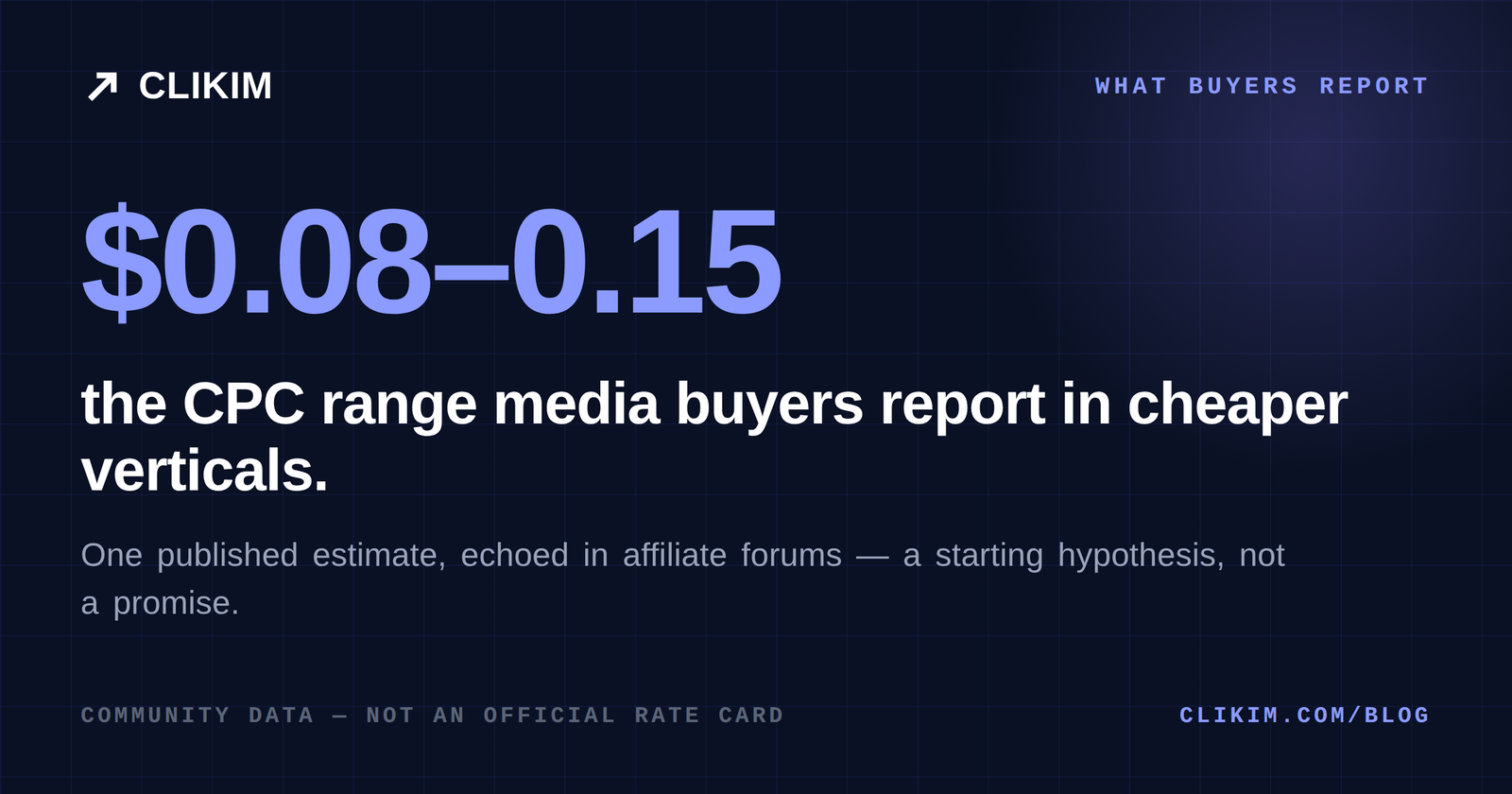 Reported NewsBreak CPC range from media buyer communities