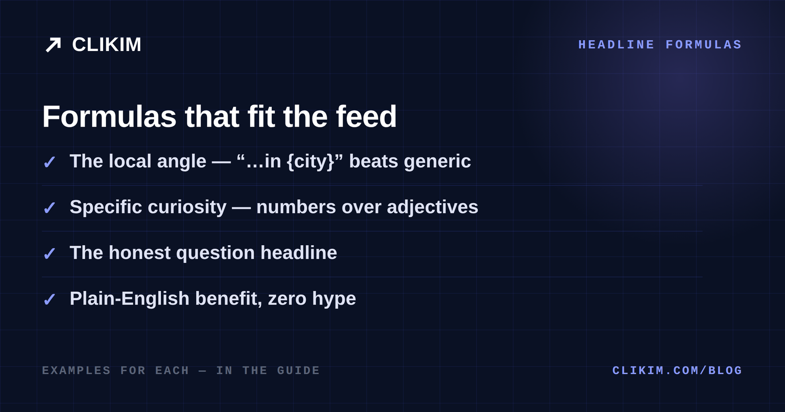 NewsBreak headline formulas that convert news readers