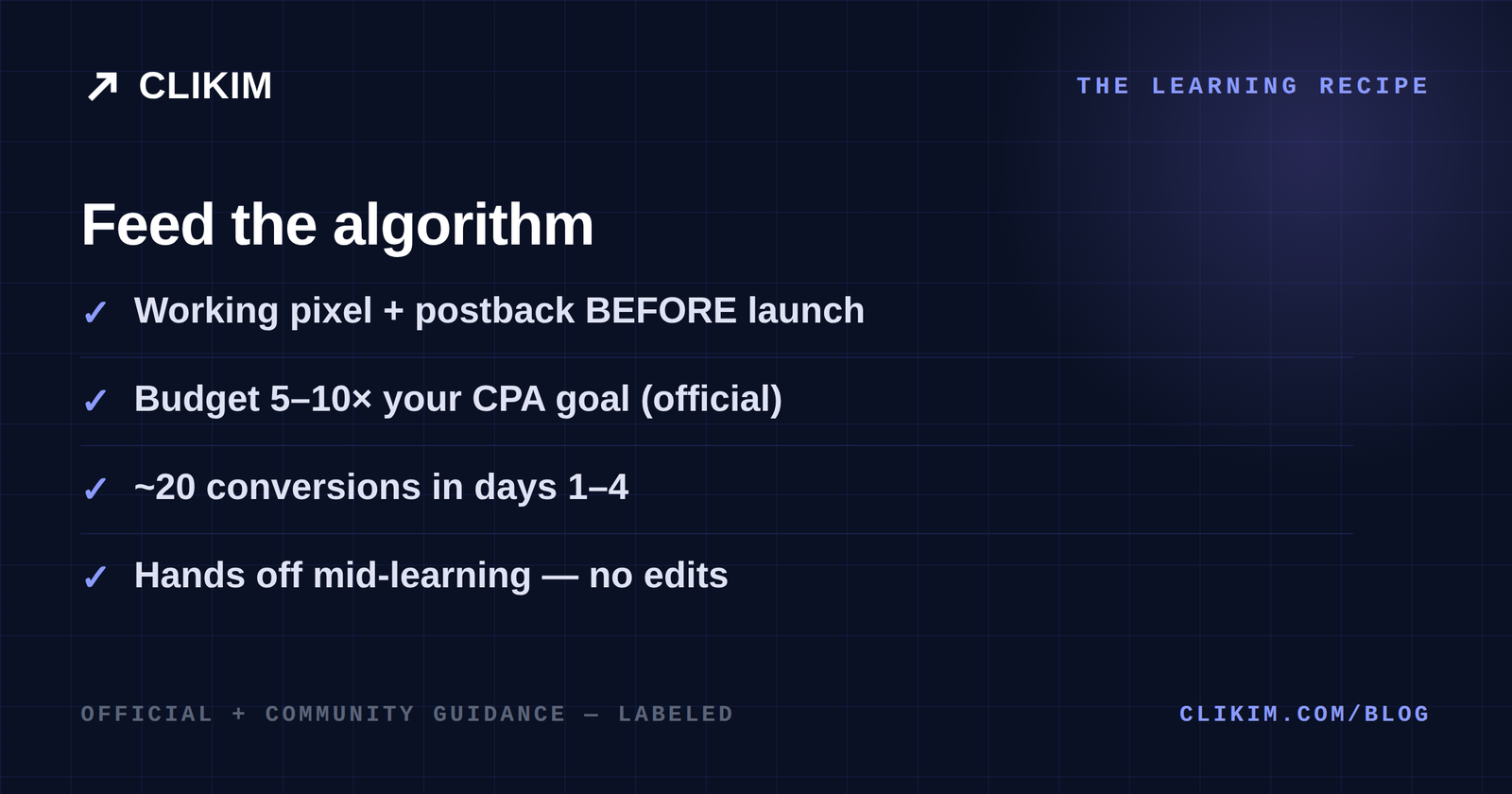 The learning recipe for NewsBreak smart bidding