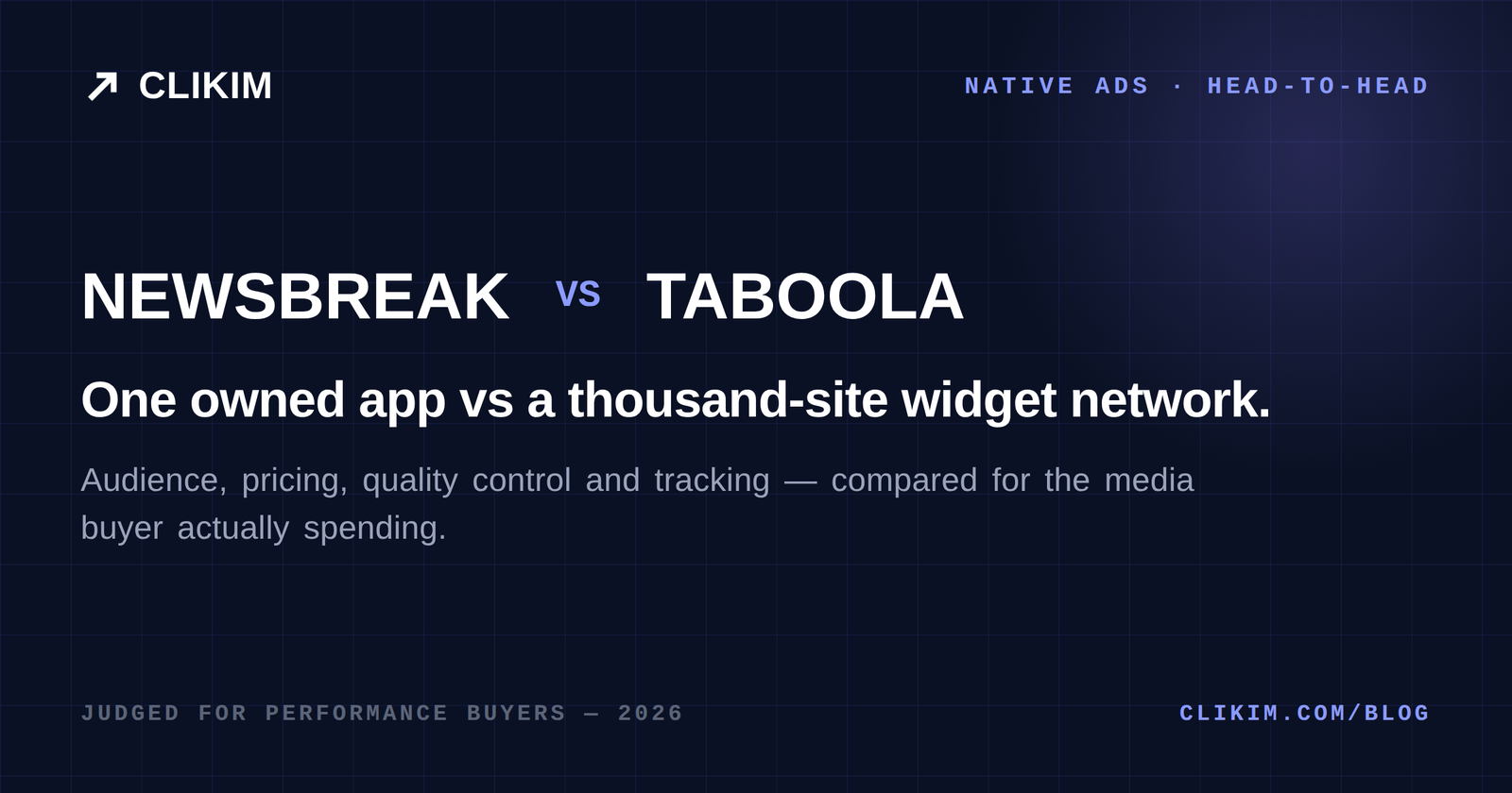 NewsBreak vs Taboola: Which Native Platform for Content-Style Ads? (2026)