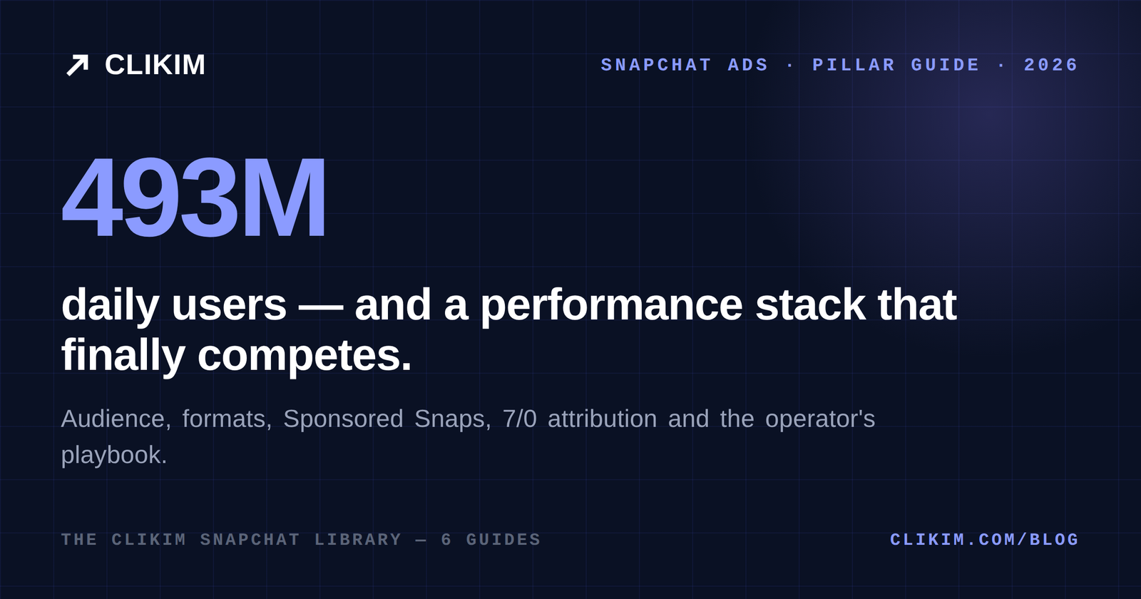Snapchat Ads in 2026: The Complete Operator's Guide
