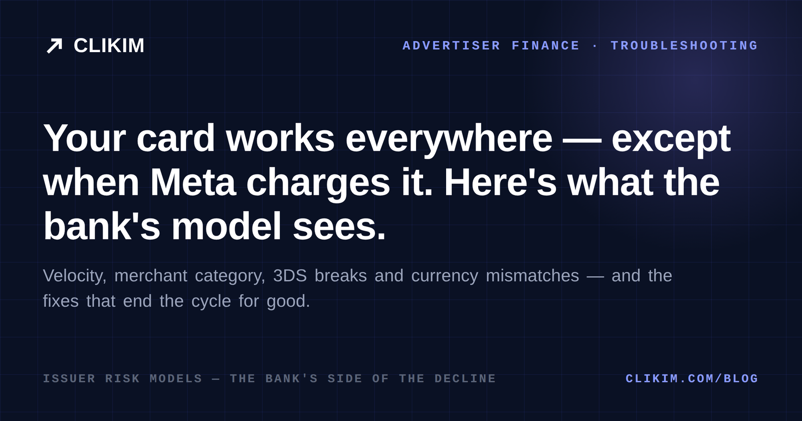 Why banks decline Facebook ads charges and how to stop it permanently
